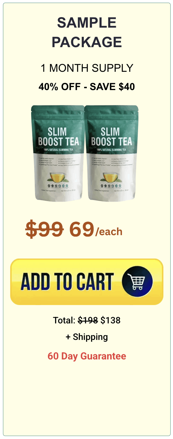 Slim Boost Tea  2 Pouches