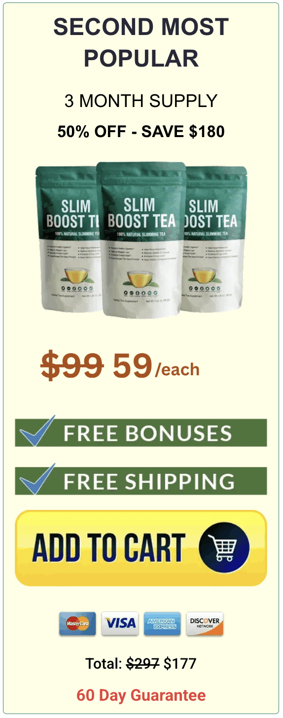 Slim Boost Tea  3 Pouches