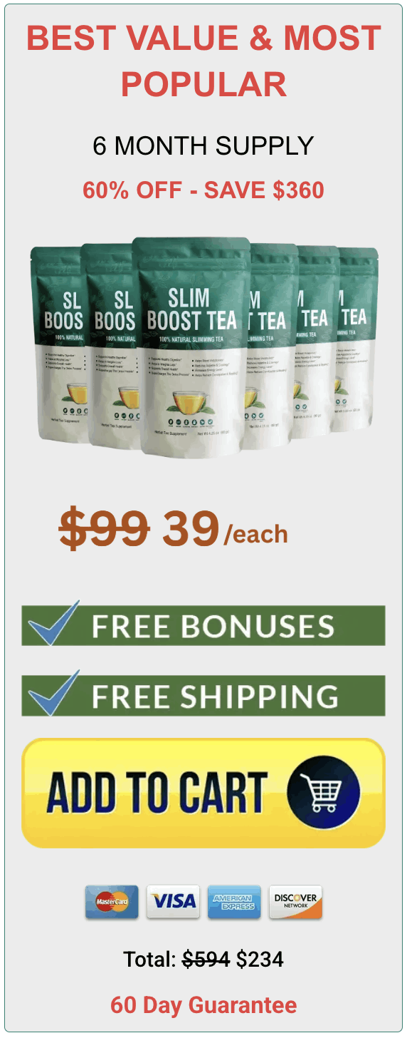 Slim Boost Tea  6 Pouches