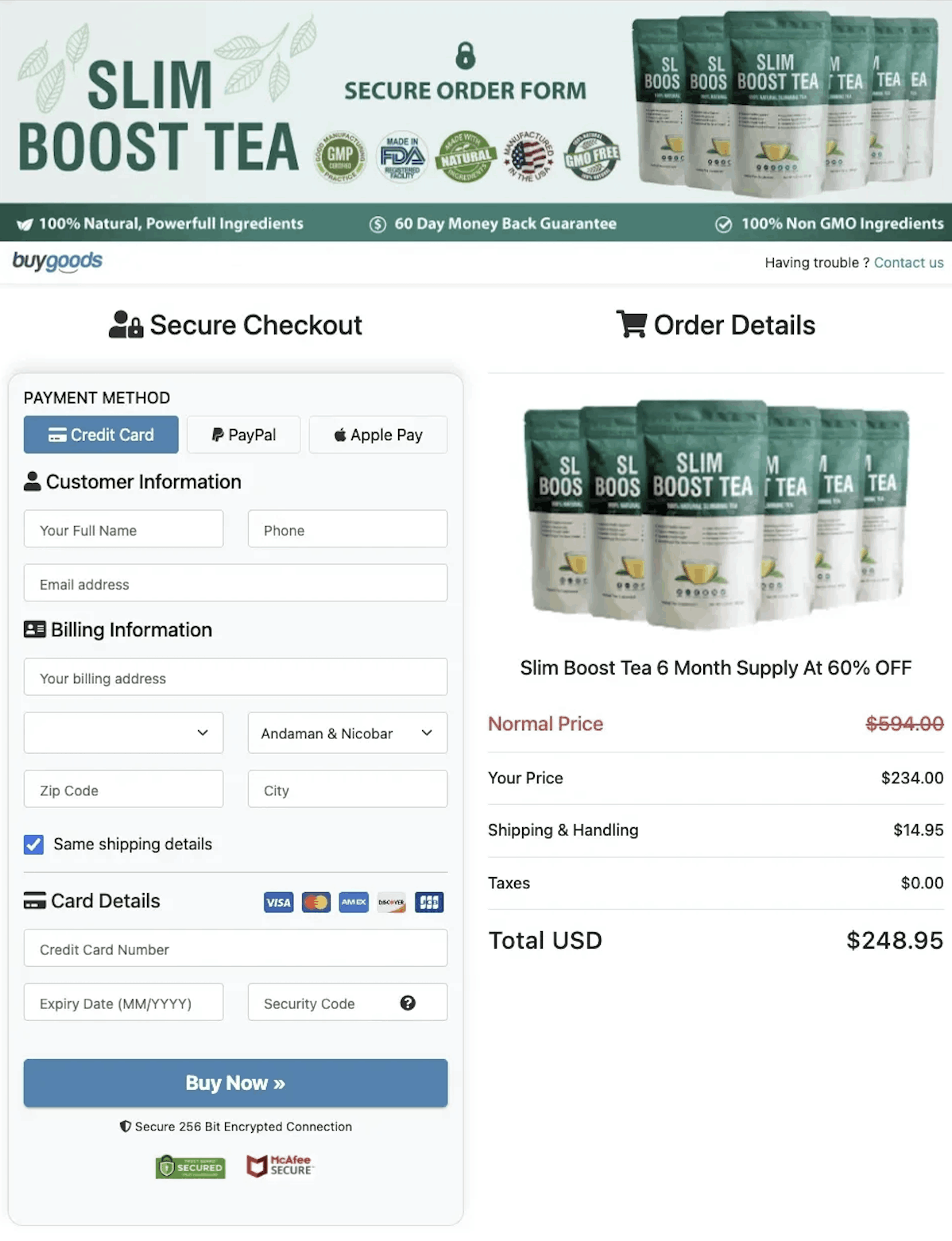 Slim Boost Tea Order Now